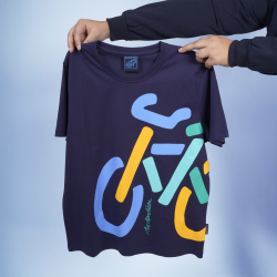 T-SHIRT ADULT BIKE NAVY