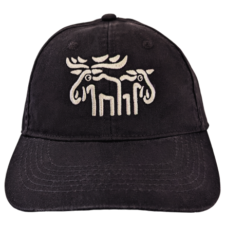 CAP EMBROIDERED ELKS BLACK 