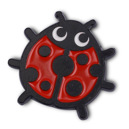 PIN BADGE LADY BUG