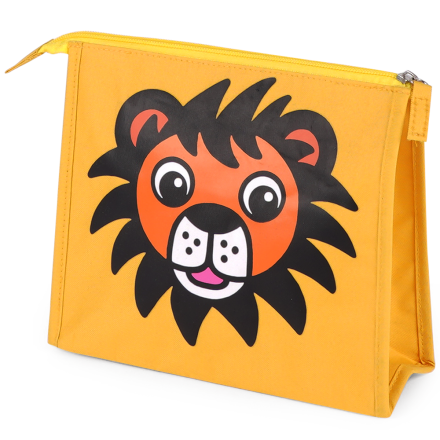 TOILETRY BAG LION YELLOW