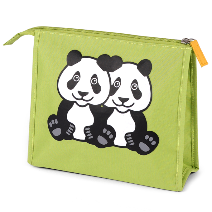 TOILETTASKE PANDA GRN