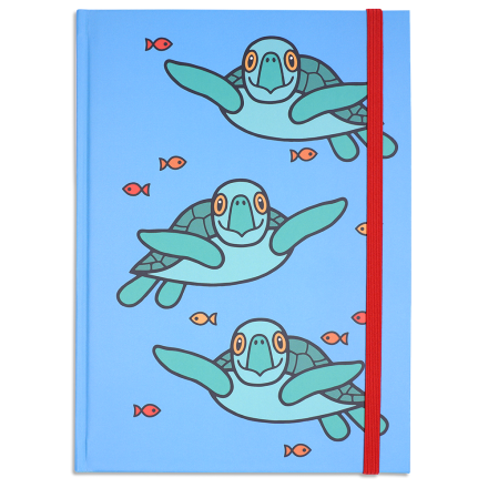 NOTEBOOK A5 SEA TURTLE 