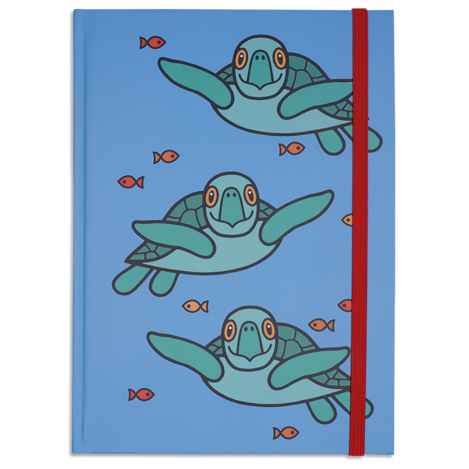 NOTEBOOK A5 SEA TURTLE 