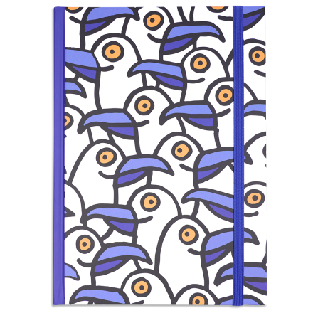 NOTEBOOK A5 FUNNY SEAGULLS 