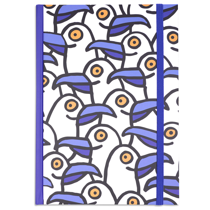 NOTEBOOK A5 FUNNY SEAGULLS 