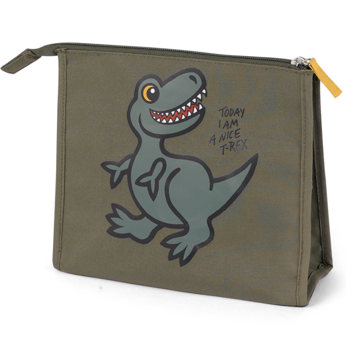 TOILETTASKE T-REX ARMY GRN