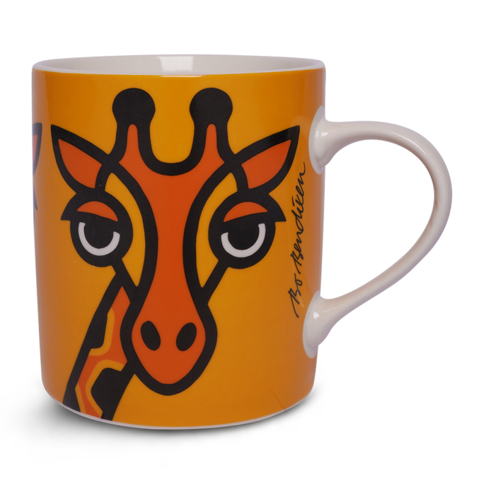MUG GIRAFFE YELLOW