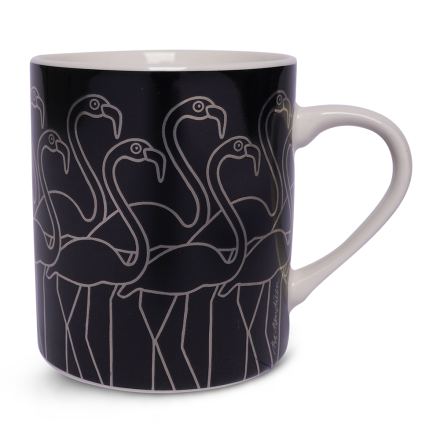 MUG FLAMINGO BLACK