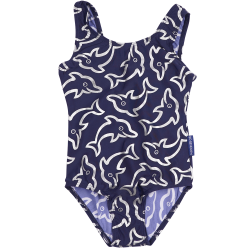 SWIMSUIT KIDS DOLPHINS NAVY