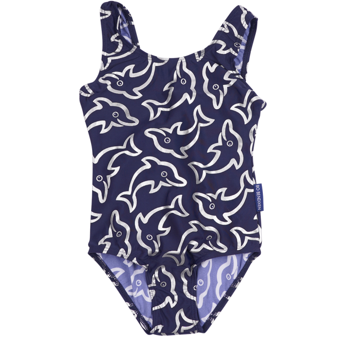 BADEDRAGT BRN DELFINER NAVY