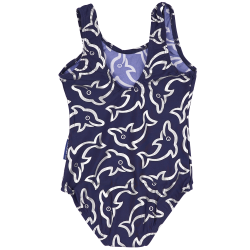SWIMSUIT KIDS DOLPHINS NAVY