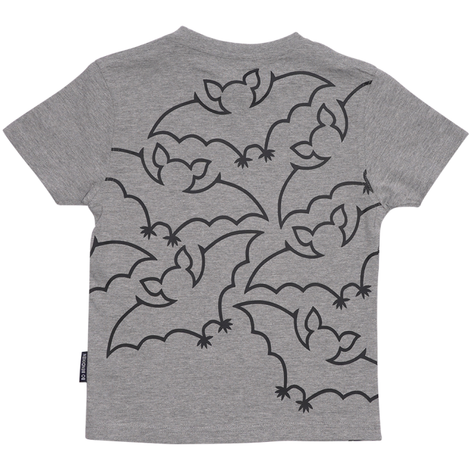 T-SHIRT KIDS BAT GREY 