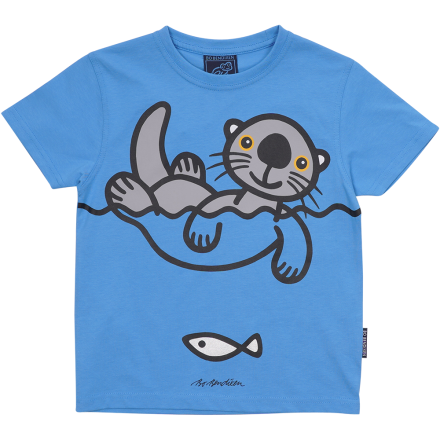 T-SHIRT KIDS SEA OTTER BLUE