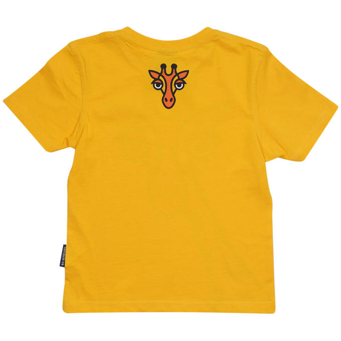 T-SHIRT BRN GIRAF GUL
