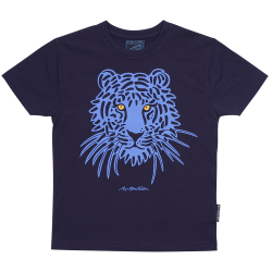 T-SHIRT BRN TIGER HOVED MRKEBL