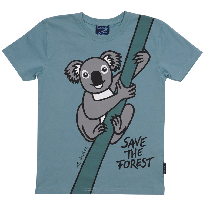 T-SHIRT KIDS KOALA GREEN