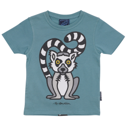 T-SHIRT BRN LEMUR TURKIS