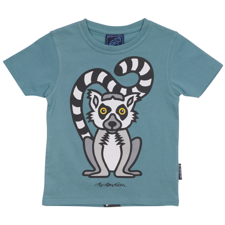 T-SHIRT KIDS LEMUR TURQUOISE