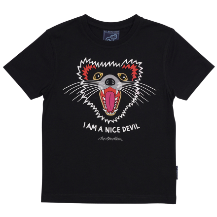 T-SHIRT ADULT DEVIL BLACK