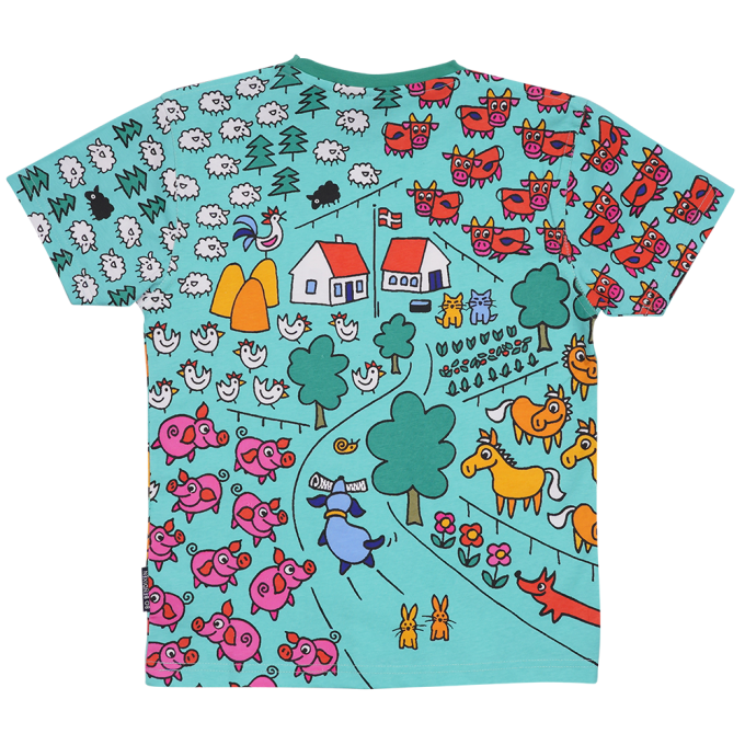 T-SHIRT BRN BONDEGRD GRN