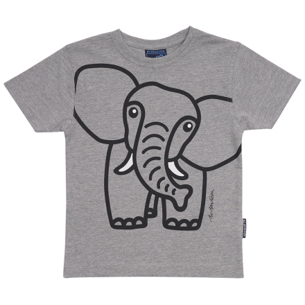 T-SHIRT KIDS ELEPHANT GREY 