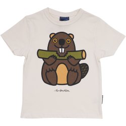 T-SHIRT KIDS BEAVER BEIGE 