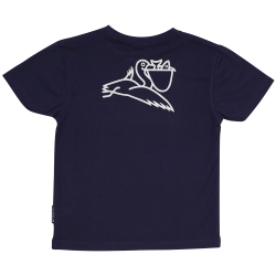T-SHIRT ADULT PELICAN NAVY