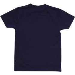 T-SHIRT ADULT WHITE VIKING HEAD NAVY