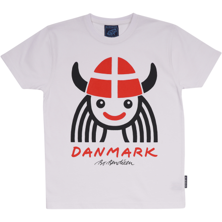 T-SHIRT KIDS VIKING GIRL WHITE