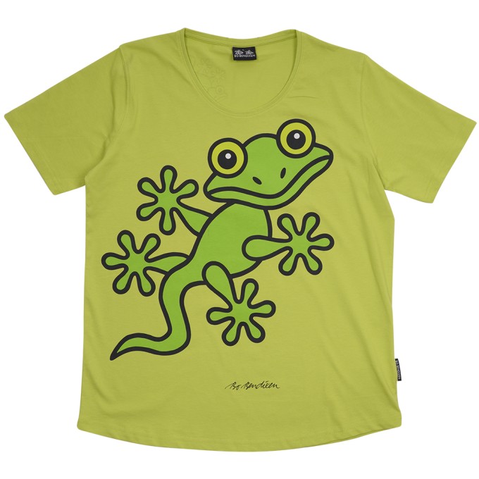 T-SHIRT SLIM FIT GECKO LIME