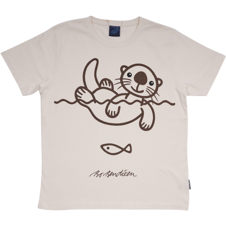 T-SHIRT ADULT SEA OTTER BEIGE 