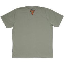 T-SHIRT ADULT GIRAFFE GREEN