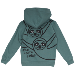 SWEATSHIRT BRN M HTTE OG LYN LAZY GUY &amp; VEN GRN