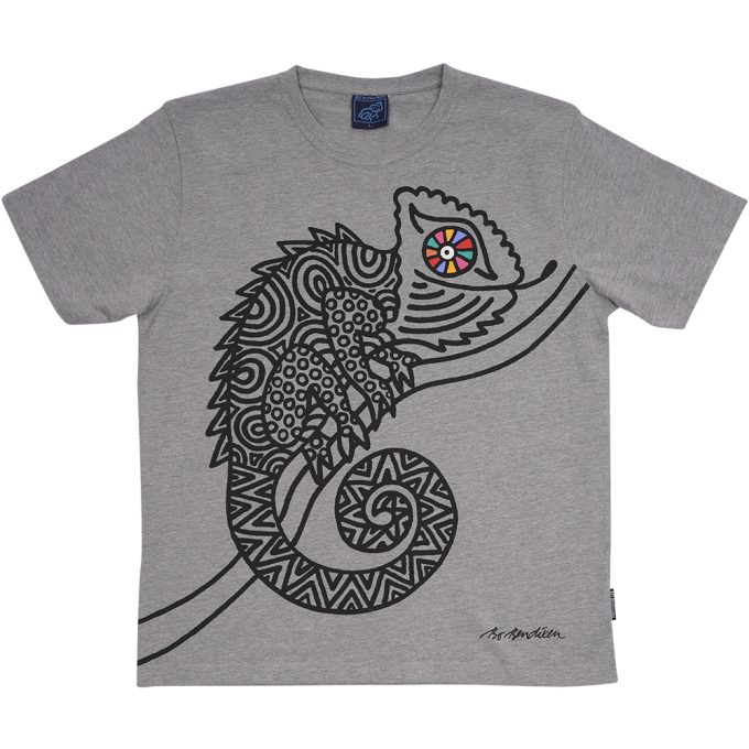 T-SHIRT ADULT CAMELEON GREY
