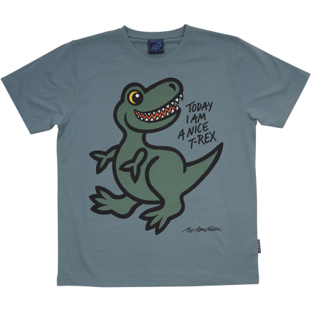 T-SHIRT ADULT T-REX GREEN