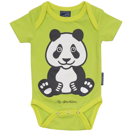 BODY SHORT SLEEVES PANDA LIME