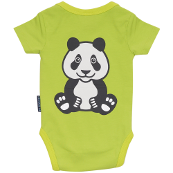 BODY SHORT SLEEVES PANDA LIME