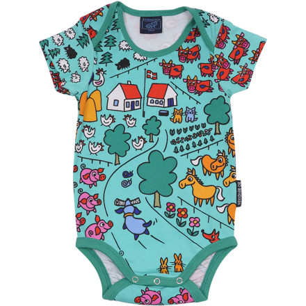 BODY SHORT SLEEVES FARM GREEN