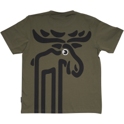 T-SHIRT VOKSEN ELG GRN