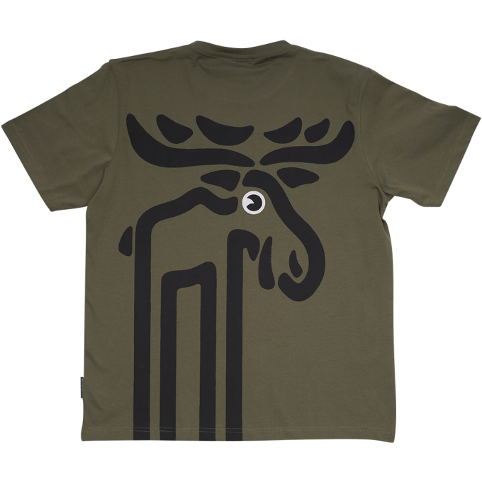 T-SHIRT VOKSEN ELG GRN