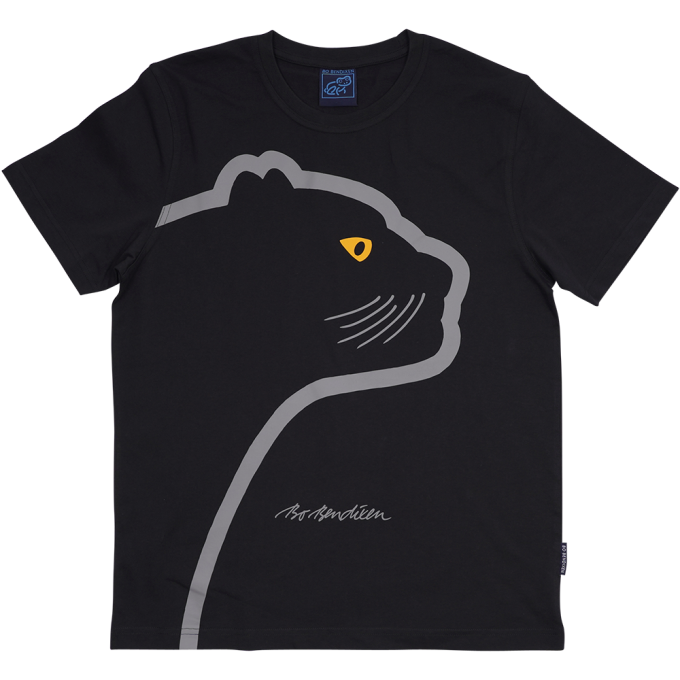 T-SHIRT VOKSEN PANTER SORT