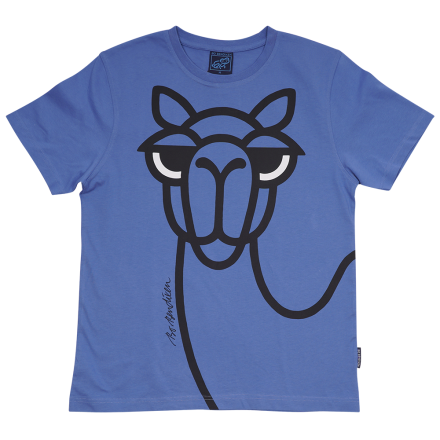 T-SHIRT ADULT CAMEL BLUE