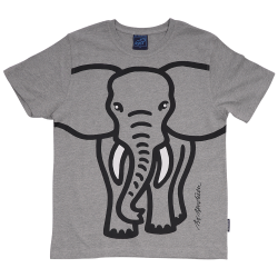 T-SHIRT VOKSEN ELEFANT GR