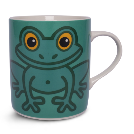 MUG FROG GREEN