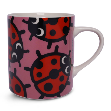 MUG LADY BUG PINK