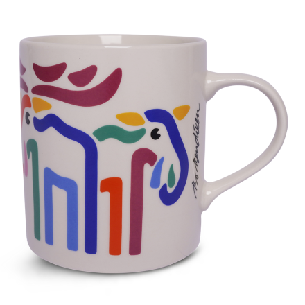 MUG ELKS WHITE
