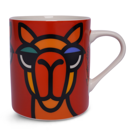MUG CAMEL RED