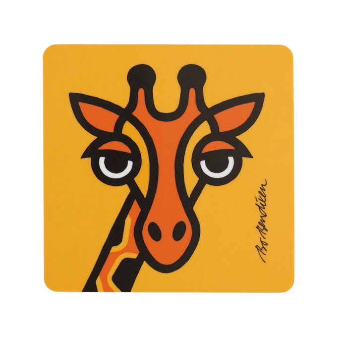 COASTER GIRAF 9X9 CM