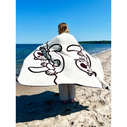 PLAID HAVODDER BEIGE/BRUN 130 X 180