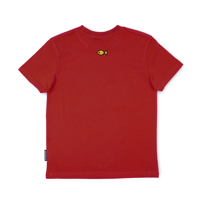 T-SHIRT KIDS SEA TURTLE RED